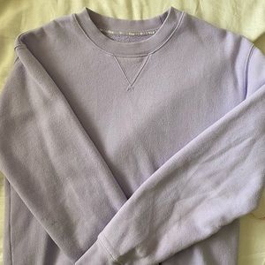 Lavender aritzia TNA pullover crewneck